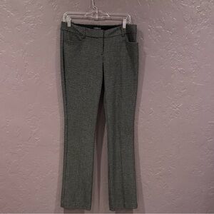 Express Black and White Checkered Trousers